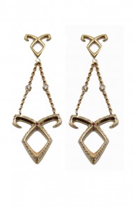 The Mortal Instruments - City Of Bones - Angelic Power Earrings as worn by Lily at Comic Con 2013