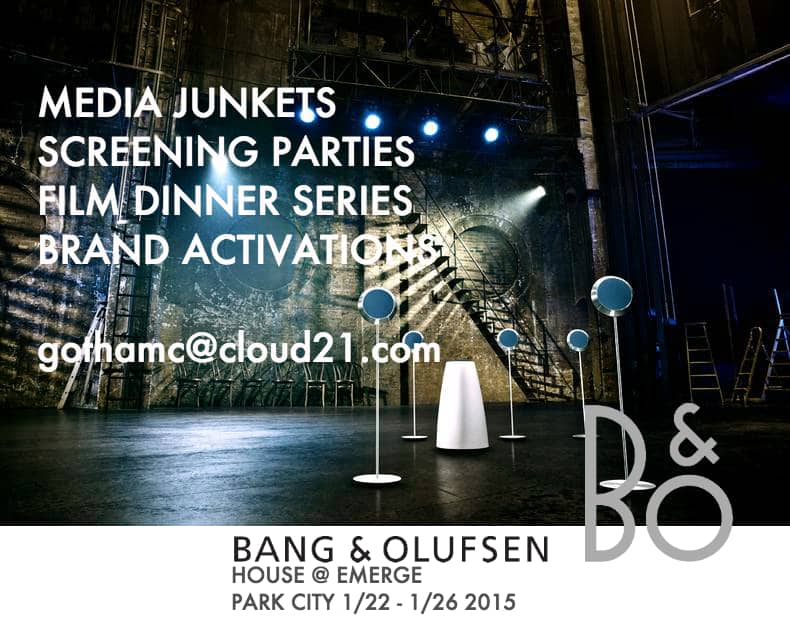 Bang and Olufsen House during Sundance Film Festival 2015